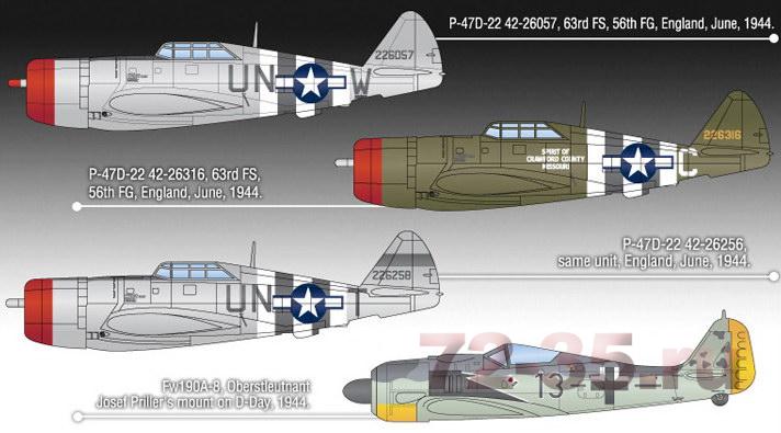 Набор самолетов P-47D и FW190A-8 12513_fw190a8_p47d_730-4_enl.jpg