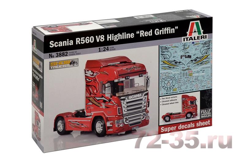 Седельный тягач Scania R560 R560 V8 Highline "КРАСНЫЙ ГРИФОН" 3882_box_enl.jpg