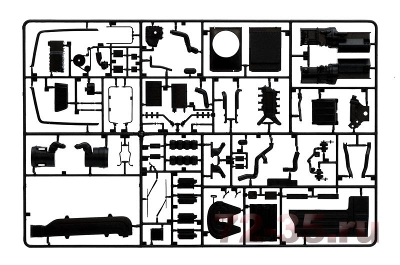 Седельный тягач MERCEDES BENZ Actros 1851 Blackliner MP3 3884_sprue6.jpg