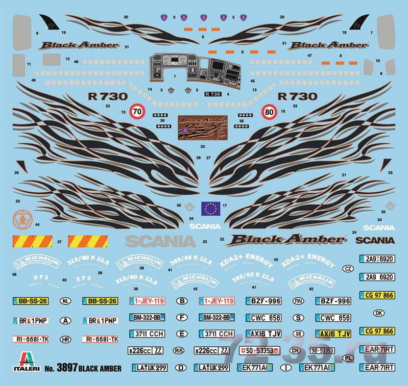 Седельный тягач SCANIA R730 Black Amber 3897_decalsLR.jpg