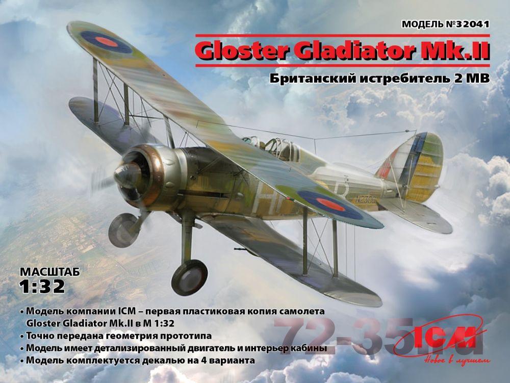 Самолет Gloster Gladiator Mk.II, Британский истребитель II МВ