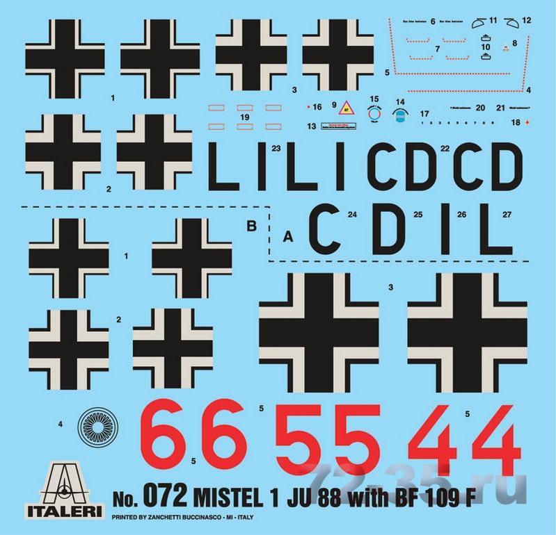 Самолет Mistel 1 JU-88 A-4 with BF 109F ital072_3.jpg