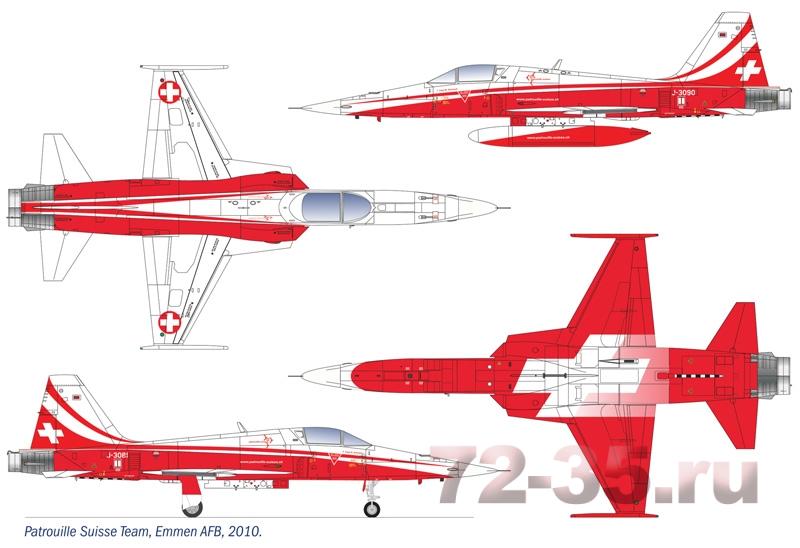 Самолет F-5E Patrouille Suisse ital1333_4.jpg