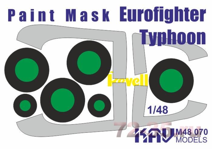 Окрасочная маска на Eurofighter Typhoon (Revell)