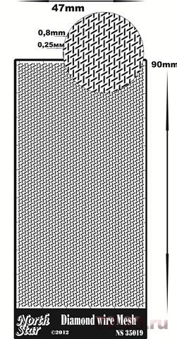 Плетеная проволочная сетка со ромбовидной ячейкой ns35019_3.jpg
